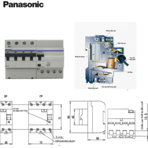 Cb Panasonic 32a RCBO 4P4E