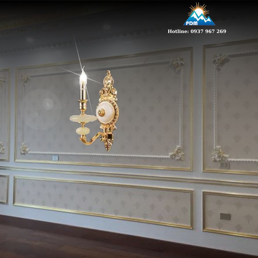 Đèn treo tường nến đồng VĐ-92661A Verona sang trọng