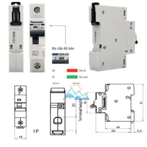 Thông số kỹ thuật cb tép panasonic BBD1201CHHV MCB 1P 20A 10KA