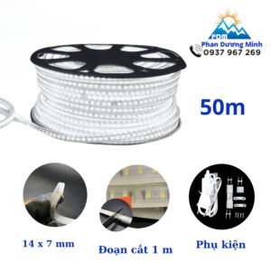 LED dây trắng ngoài trời Nanoco NST12076 1 dãy LED - 7W