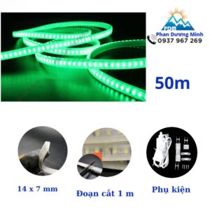 LED dây xanh lá ngoài trời Nanoco NST1207G 1 dãy LED -IP65