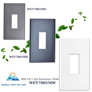 Mặt CB 1 tép Panasonic Wide giá ưu đãi