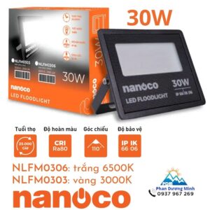 Đèn LED 30W Janus Nanoco - 2 màu ánh sáng