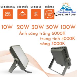 Đèn LED pha Nanoco IP67 - Giá ưu đãi
