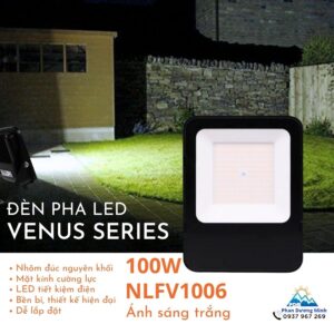 Đèn pha 100W Nanoco Venus Series NLFV1006 ánh sáng trắng hiện đại