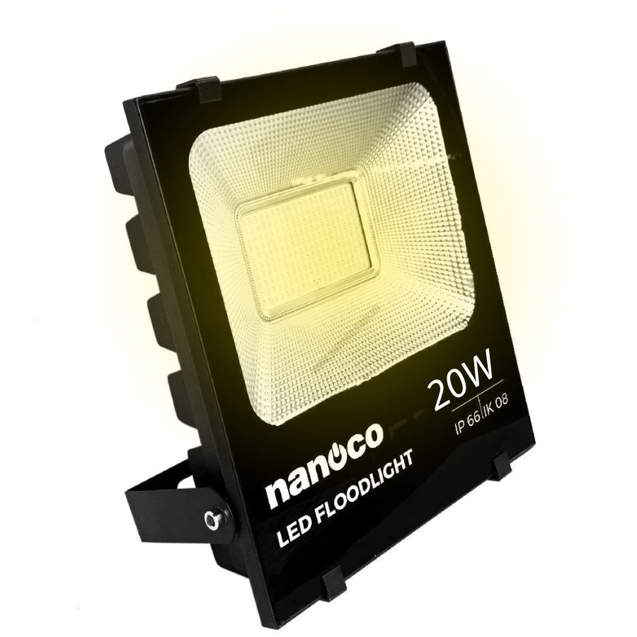 Đèn pha LED 20W Nanoco NLFH0203 ánh sáng vàng Đèn pha LED 20W Nanoco NLFH0203 ánh sáng vàng