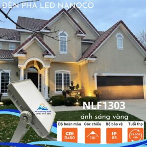 Đèn pha LED 30W NLF1303 Nanoco ánh sáng vàng - ấm cúng