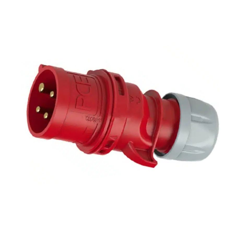F024-6 - Ổ cắm công nghiệp không kín nước PCE 32A 4P F024-6 - Ổ cắm công nghiệp không kín nước PCE 32A 4P