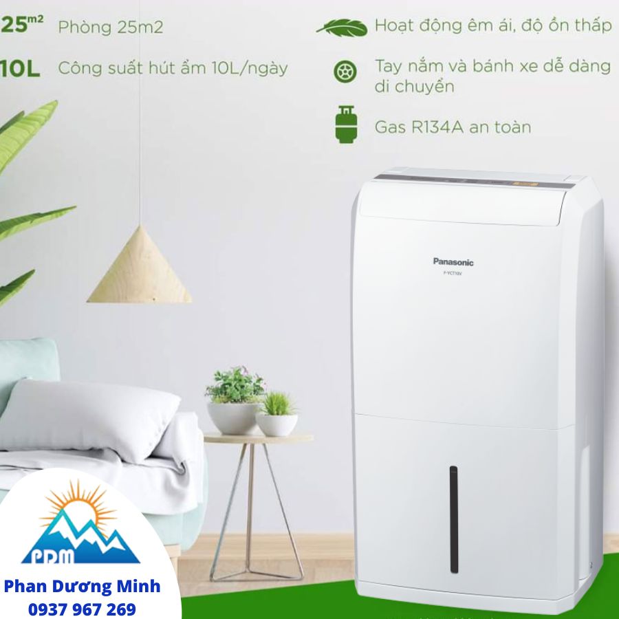 Máy hút ẩm Panasonic F-YCT10V hiện đại
