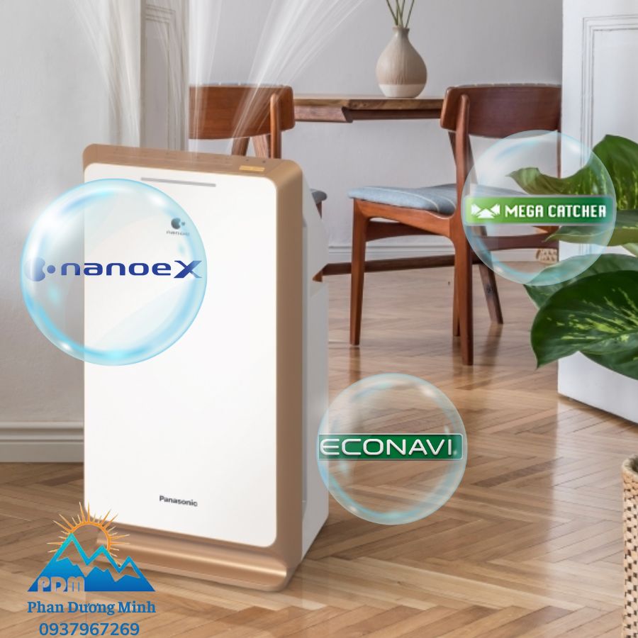Máy lọc không khí Panasonic F-PXM55A khử mùi, kháng khuẩn