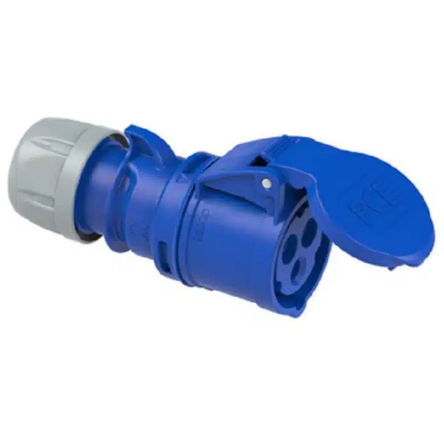 Ổ cắm nối 3 pha PCE không kín nước F223-6 32A 3P Ổ cắm nối 3 pha PCE không kín nước F223-6 32A 3P