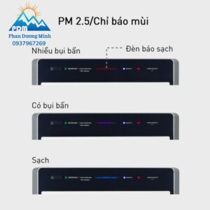 Máy lọc không khí bù ẩm Panasonic F-VXV70A hiện thị màn hình LCD