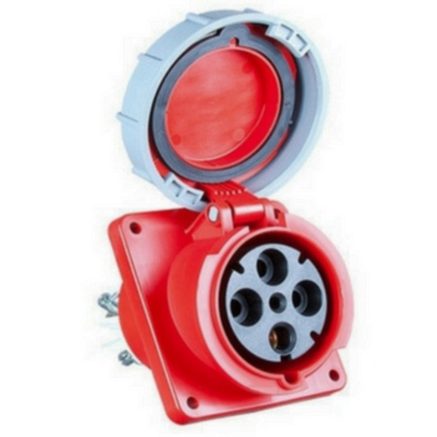 F444-6 – Ổ cắm gắn âm PCE kín nước dạng nghiêng 125A 4P F444-6 – Ổ cắm gắn âm PCE kín nước dạng nghiêng 125A 4P