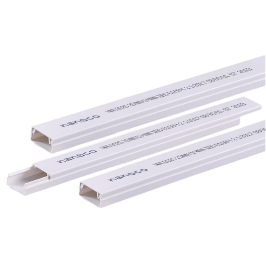 Nẹp vuông luồn dây điện Nanoco NNV2050 50x35mm Nẹp vuông luồn dây điện Nanoco NNV2050 50x35mm
