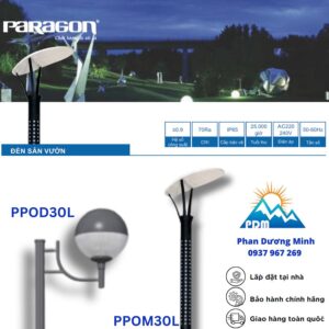 Đèn cột sân vườn Paragon