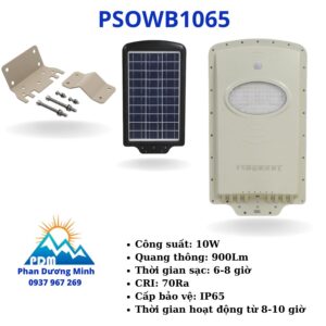 Đèn đường năng lượng Paragon PSOWB1065 IP65