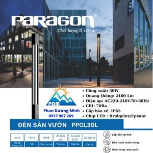 Đèn sân vườn Paragon PPOL30L 30W