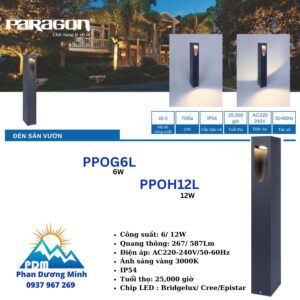 Đèn vườn đẹp Paragon