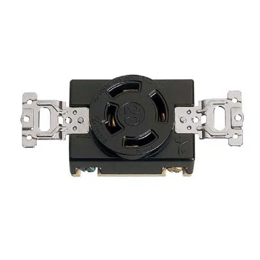 WF2420BK ổ cắm Locking âm Panasonic 250V, 20A, 3P + Ground WF2420BK ổ cắm Locking âm Panasonic 250V, 20A, 3P + Ground