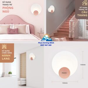 Đèn cầu thang đẹp Peacock Panasonic HHBW060688