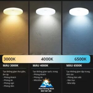 Đèn đổi màu ốp trần nổi Panasonic