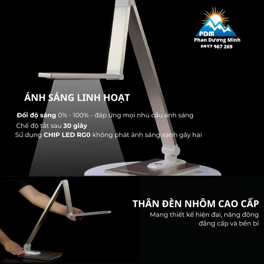 Đèn học thông minh Panasonic NNP63933191 Bạc