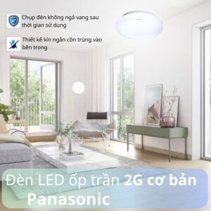 Đèn ốp nổi Panasonic 2G HHXQ241288 18W