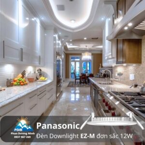 Đèn LED âm trần Panasonic NNNC7651288 12W ánh sáng trắng