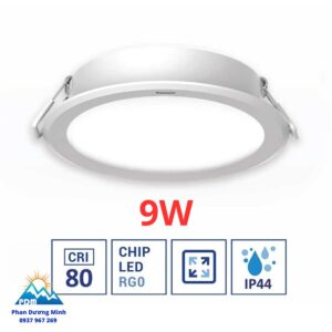 Đèn LED âm trần chống ẩm Panasonic 9W