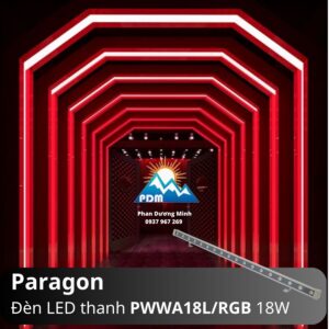 Đèn LED dài 1m Paragon PWWA18LRGB 18W, IP65