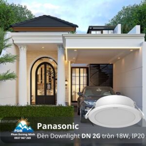 Đèn LED downlight Panasonic NNV70034WE1A 18W, Ø169m, ánh sáng vàng