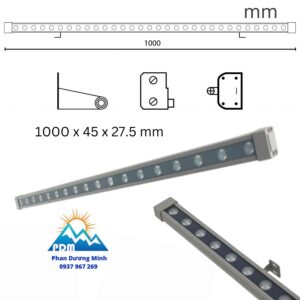 Đèn LED thanh 1m Paragon IP65