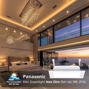 Đèn Led âm trần Panasonic NNP72254 9W ánh sáng vàng