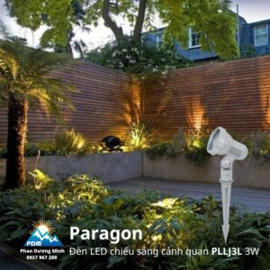 Đèn cắm cỏ 3W Paragon PLLJ3L, IP65