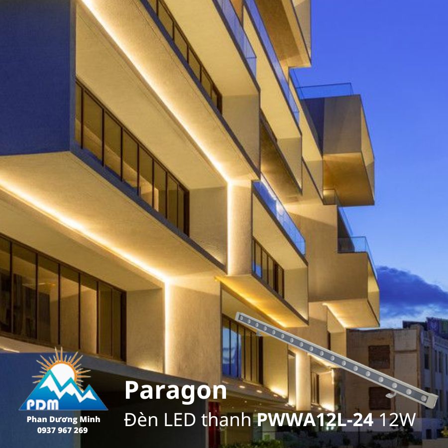Đèn chiếu sáng cảnh quan Paragon PWWA12L-24 12W, IP65