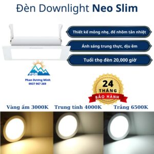 Đèn downlight Neo Slim Panasonic vuông
