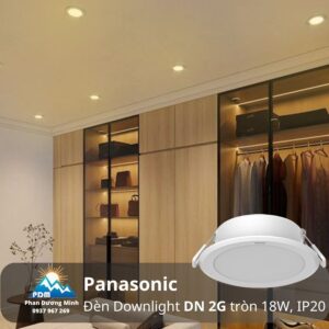 Đèn downlight Panasonic NNV70039WE1A 18W, Ø194mm, ánh sáng vàng