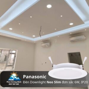Đèn downlight siêu mỏng Panasonic NNP71279 6W ánh sáng trung tính