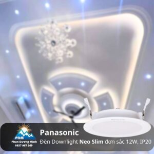 Đèn downlight siêu mỏng Panasonic NNP73478 12W ánh sáng trắng