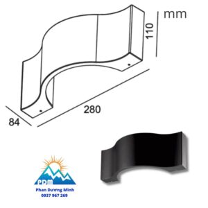 Đèn gắn vách Paragon PWLV7L