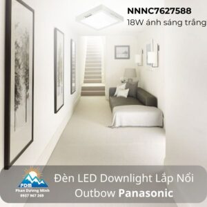 Đèn led ốp trần Panasonic NNNC7627588 18W trắng