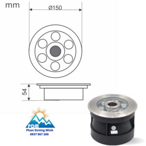 Đèn LED âm nước Paragon PRGW6L IP68