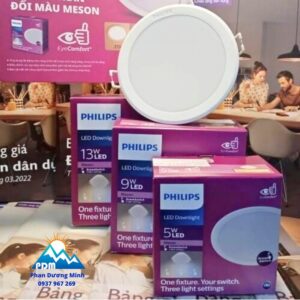 Đèn LED âm trần Meson SSW đổi màu Philips