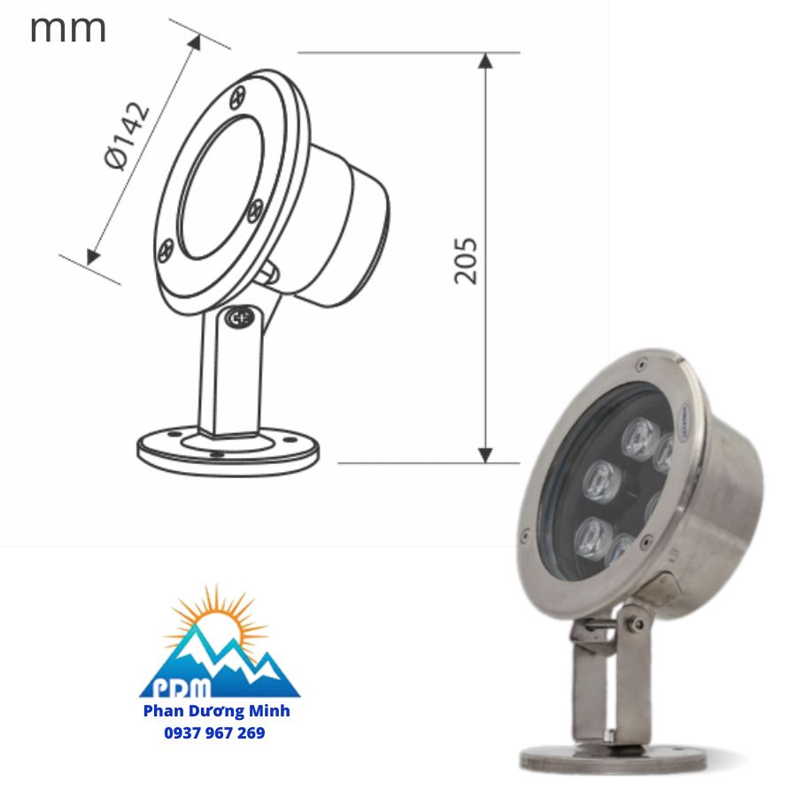 Đèn LED hồ cá Paragon PRGV6L 6W