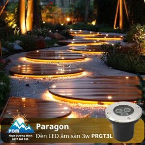 Đèn âm sàn ngoài trời Paragon PRGT3L 3W