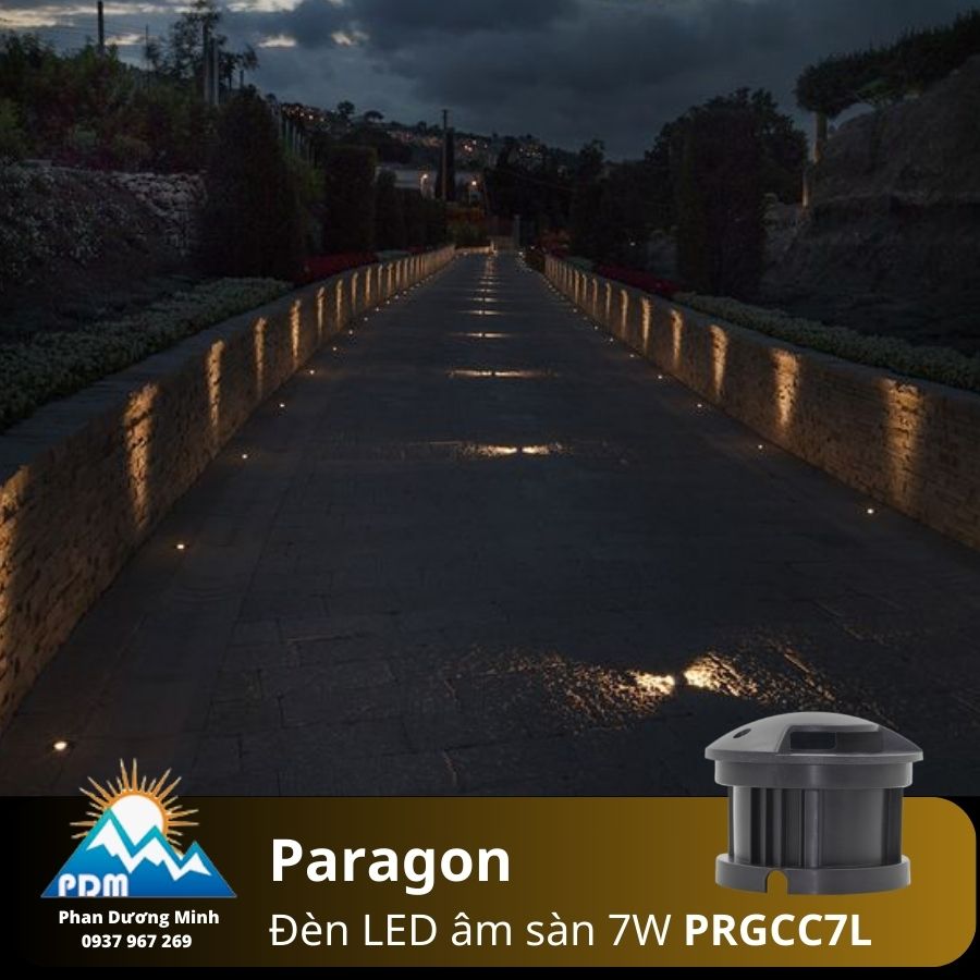 Đèn led chiếu chân âm sàn Paragon PRGCC7L 7W, IP67