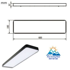 Đèn máng thả trần Paragon PPBA24L6015