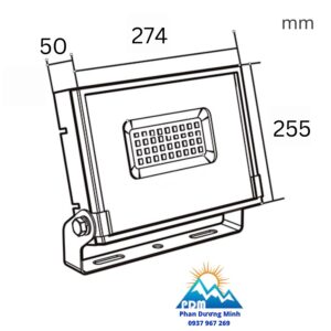 Đèn pha LED Paragon COFB100L 100W