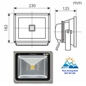 Đèn pha LED Paragon POLH3065